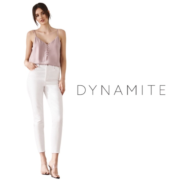 Dynamite Denim - DYNAMITE White Kate Skinny Jeans